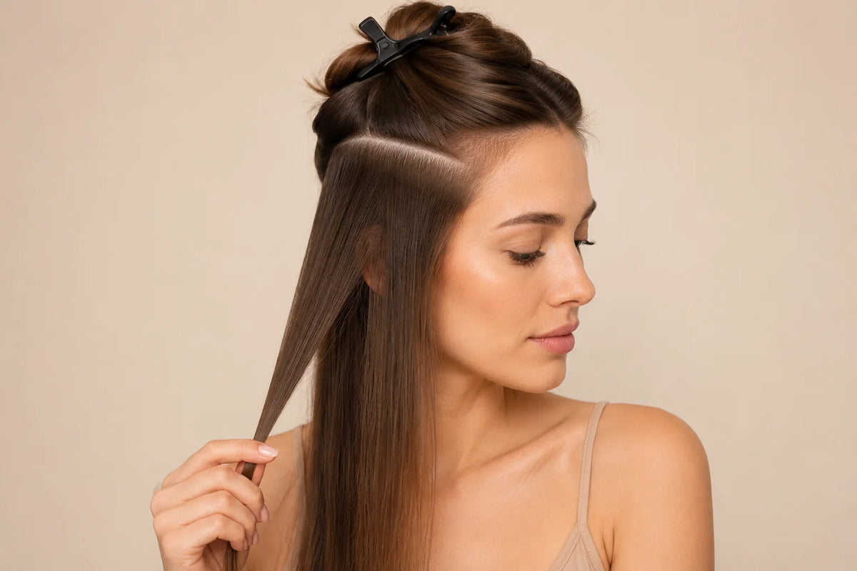 For sectioning while styling